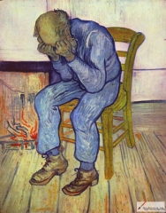 Sorrowing Old Man ('At Eternity's Gate'), 1890, Kröller-Müller Museum, Otterlo