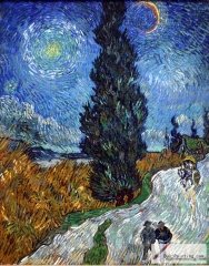 Road with Cypress and Star, May 1890, Kröller-Müller Museum