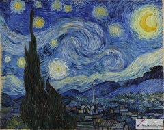 The Starry Night, June 1889, The Museum of Modern Art, New York