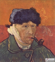 Self-portrait with Bandaged Ear, 1889, private collection