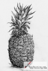 Custom Drawing-Pineapple