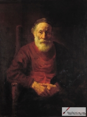 An Old Man in Red, 1652-1654