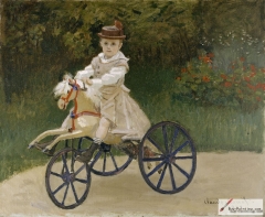 Jean Monet on his hobby horse, 1872,