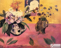 Still Life with Japanese Woodcut (1889)