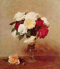Vase of Roses 1875