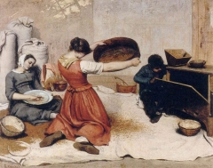The Grain Sifters (Les Cribleuses de blé), 1854