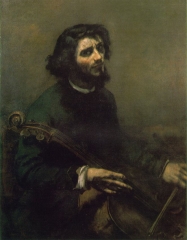 The Cellist, Self-portrait, 1847