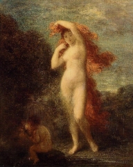 Venus and Cupido, (1867)
