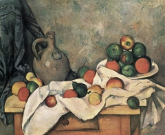 Still Life, Drapery, Pitcher, and Fruit Bowl 1893–1894