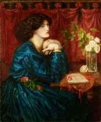 Jane Morris (The Blue Silk Dress) (1868)