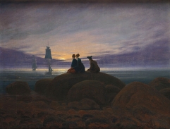 Moonrise Over the Sea (1822)