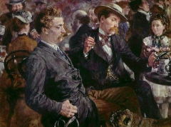 At the Beer Garden, 1883