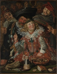 Shrovetide Revellers, c. 1615