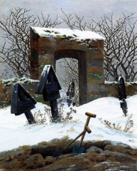 Graveyard under Snow (1826)