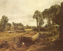 Boat-building near Flatford Mill 1815