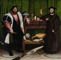 Double Portrait of Jean de Dinteville and Georges de Selve (The Ambassadors), 1533.