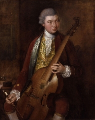 Portrait of the Composer Carl Friedrich Abel with his Viola da Gamba (c. 1765)