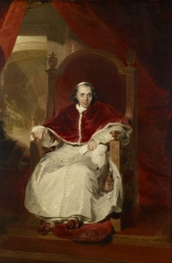 Lawrence painted Pope Pius VII in Rome in 1819