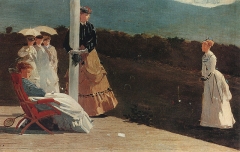 The Croquet Match, ca. 1869
