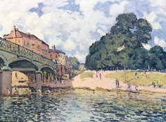 Bridge at Hampton Court, 1874