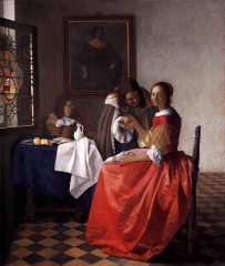 The Girl with the Wine Glass (c. 1659)