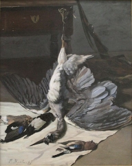 Nature morte au héron, 1867