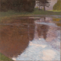 Stiller Weiher (Egelsee bei Golling, Salzburg) (Tranquil Pond) 1899