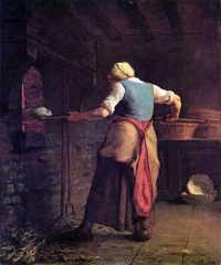 Woman Baking Bread, 1854