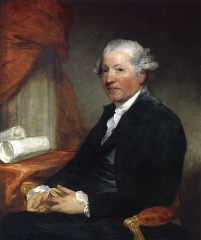 Reynolds painted by American artist Gilbert Stuart