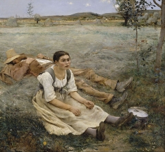 Haymaking (Les Foins), 1877, Musée d'Orsay