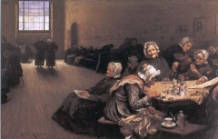 Eventide, A Sene in th Westminster Union (workhouse) (1878)