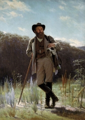 Portrait of painter Ivan Shishkin, 1873.
