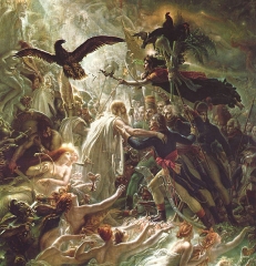 Ossian receiving the ghosts of the fallen French Heroes, c. 1801