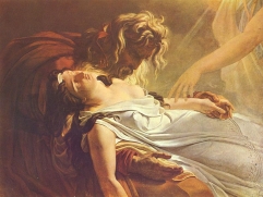 Malvine, dying in the arms of Fingal, c. 1802