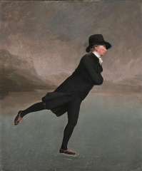 The Reverend Robert Walker Skating on Duddingston Loch, better known as The Skating Minister (1790s)