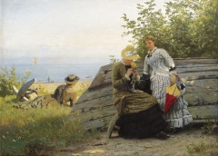 Damer i solskinnet or Ladies in the sunshine (1883)