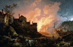 Coalbrookdale by Night, painted 1801