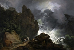 An avalanche, painted 1803