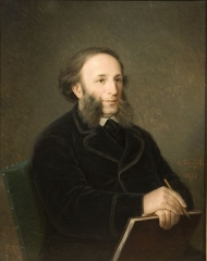 Portrait of Aivazovsky by Dmitry Bolotov (1876)
