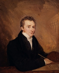 Portrait of John Martin by Henry Warren, 1839