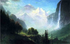Staubbach Falls, Near Lauterbrunnen, Switzerland, 1865