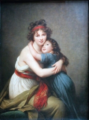 Self portrait with Her Daughter, 1789