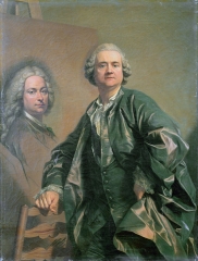 Self-portrait of Louis-Michel van Loo.