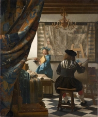 Vermeer's Art of Painting or The Allegory of Painting (c. 1666–68)